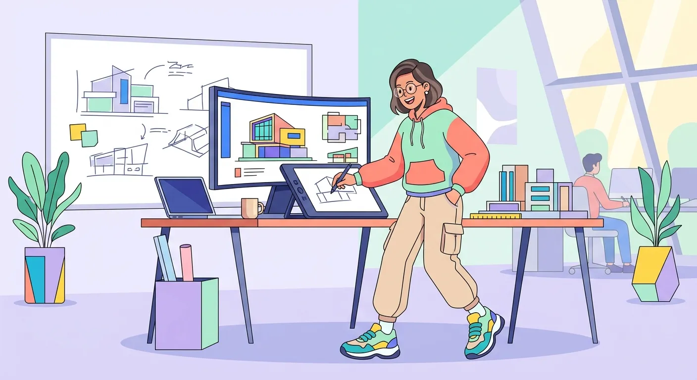 Ilustrasi perkuliahan jurusan Arsitektur