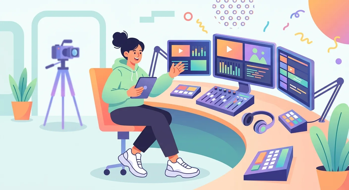 Ilustrasi perkuliahan jurusan Broadcasting