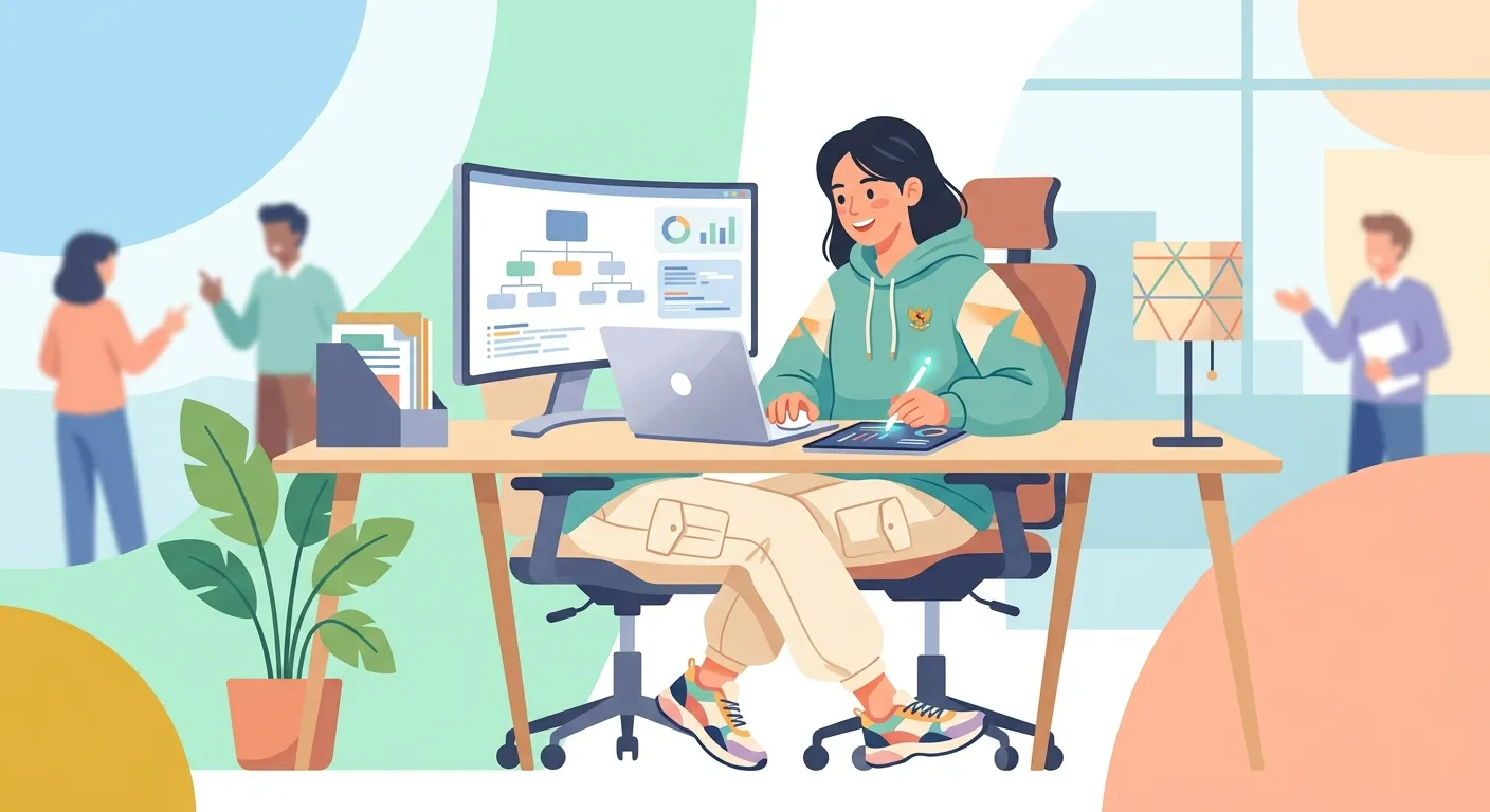 Ilustrasi perkuliahan jurusan Ilmu Administrasi Negara