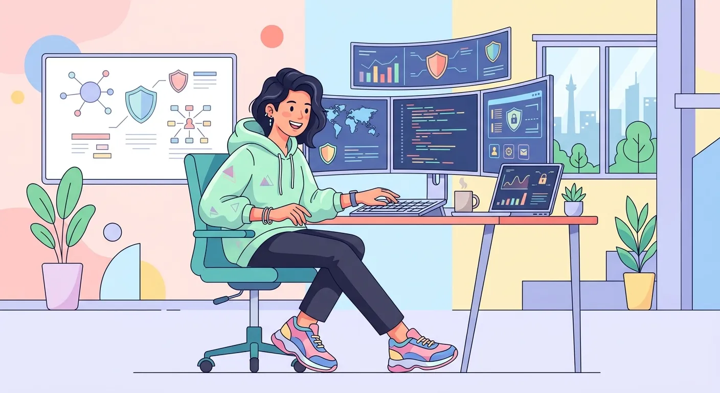 Ilustrasi perkuliahan jurusan Keamanan Siber