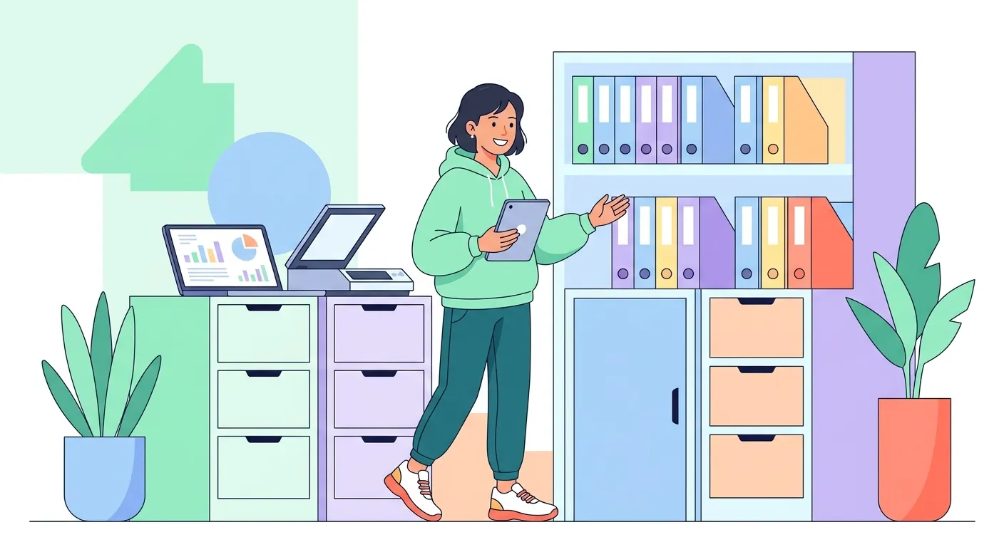 Ilustrasi perkuliahan jurusan Kearsipan