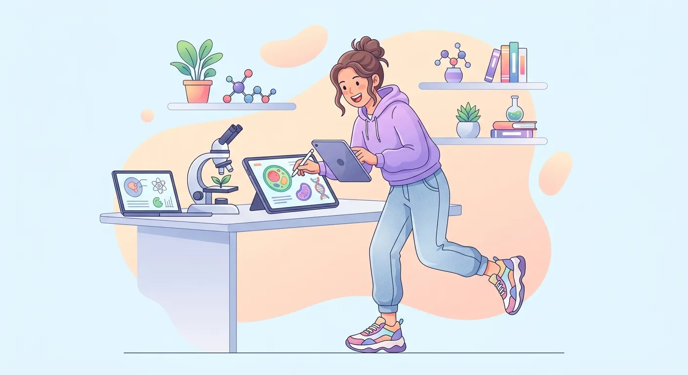 Ilustrasi perkuliahan jurusan Pendidikan Biologi