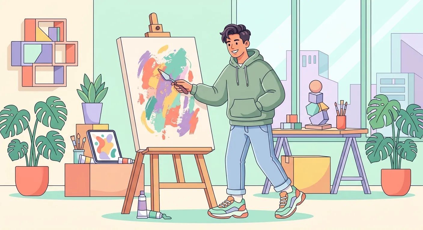 Ilustrasi perkuliahan jurusan Seni Rupa Murni